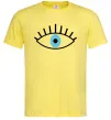 Мужская футболка Око блакитне Лимонный фото