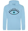 Жіноча толстовка (худі) Око блакитне Блакитний фото