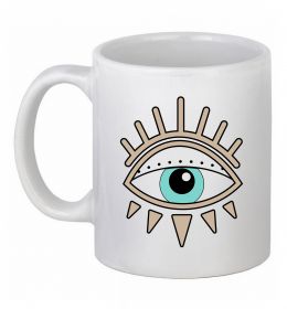 Чашка керамічна Око намальоване