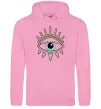 Чоловіча толстовка (худі) Око намальоване Рожевий фото