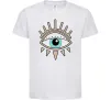 Дитяча футболка Око намальоване Білий Дитяча футболка Око намальоване Білий фото