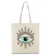 Эко-сумка Око намальоване Бежевый Эко-сумка Око намальоване Бежевый фото