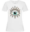 Женская футболка Око намальоване Белый Женская футболка Око намальоване Белый фото