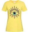 Женская футболка Око намальоване Лимонный Женская футболка Око намальоване Лимонный фото
