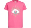 Дитяча футболка Око намальоване Яскраво-рожевий Дитяча футболка Око намальоване Яскраво-рожевий фото