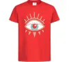 Дитяча футболка Око намальоване Червоний Дитяча футболка Око намальоване Червоний фото
