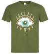 Мужская футболка Око намальоване Оливковый Мужская футболка Око намальоване Оливковый фото