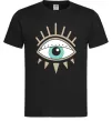 Мужская футболка Око намальоване Черный Мужская футболка Око намальоване Черный фото