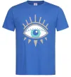 Мужская футболка Око намальоване Ярко-синий Мужская футболка Око намальоване Ярко-синий фото