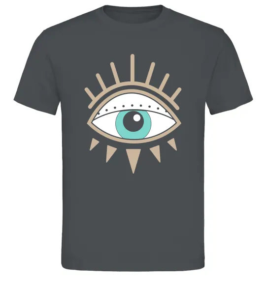 Мужская футболка Око намальоване Графит фото