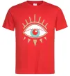 Мужская футболка Око намальоване Красный Мужская футболка Око намальоване Красный фото