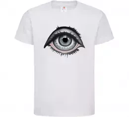 Дитяча футболка Око намальоване Білий фото Дитяча футболка Око намальоване Білий фото