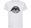 Дитяча футболка Око з віями Білий Дитяча футболка Око з віями Білий фото
