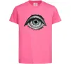Дитяча футболка Око з віями Яскраво-рожевий Дитяча футболка Око з віями Яскраво-рожевий фото