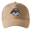 Кепка Око з віями Пісочний фото