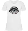 Жіноча футболка Око з віями Білий Жіноча футболка Око з віями Білий фото