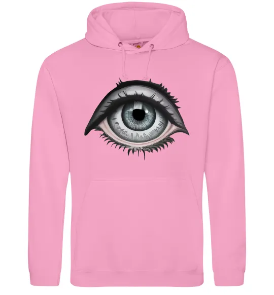 Мужская толстовка (худи) Око з віями Розовый фото