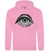 Женская толстовка (худи) Око з віями Розовый фото
