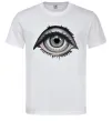 Чоловіча футболка Око з віями Білий Чоловіча футболка Око з віями Білий фото