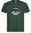 Чоловіча футболка Око з віями Темно-зелений Чоловіча футболка Око з віями Темно-зелений фото