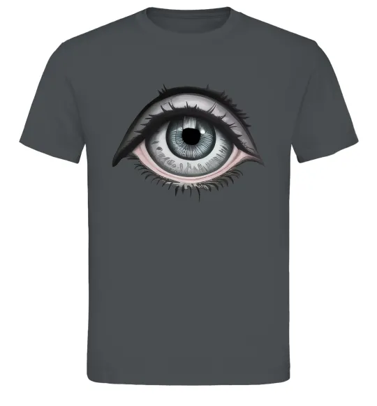 Чоловіча футболка Око з віями Графіт фото