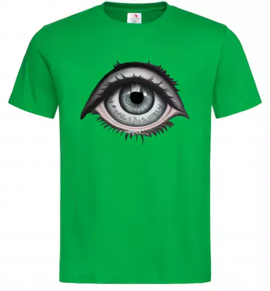 Чоловіча футболка Око з віями Зелений фото