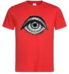 Чоловіча футболка Око з віями Червоний Чоловіча футболка Око з віями Червоний фото
