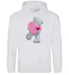 Мужская толстовка (худи) Ведмедик Teddy Серый меланж Мужская толстовка (худи) Ведмедик Teddy Серый меланж фото