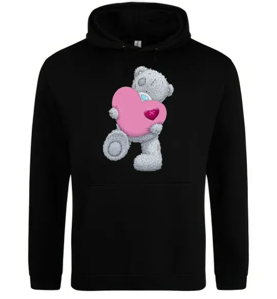 Женская толстовка (худи) Ведмедик Teddy Черный фото