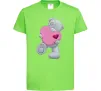 Дитяча футболка Ведмедик Teddy Лаймовий фото