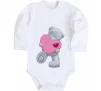 Детский боди Ведмедик Teddy Белый фото
