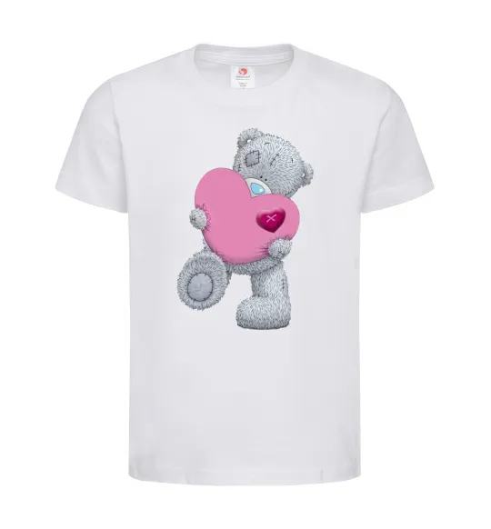 Детская футболка Ведмедик Teddy Белый фото