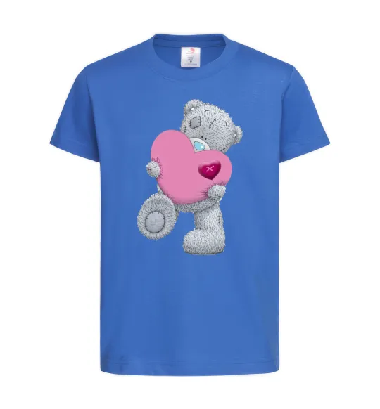 Детская футболка Ведмедик Teddy Ярко-синий фото