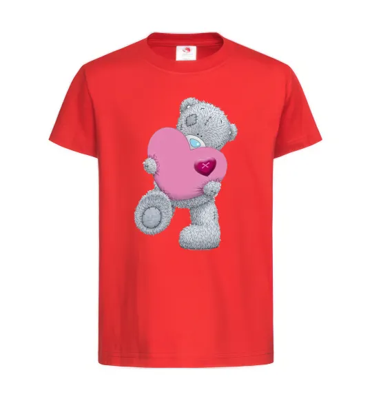 Детская футболка Ведмедик Teddy Красный фото