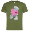 Мужская футболка Ведмедик Teddy Оливковый Мужская футболка Ведмедик Teddy Оливковый фото