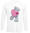Лонгслив Ведмедик Teddy Белый фото