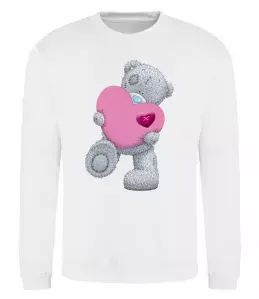 Світшот Ведмедик Teddy Білий фото
