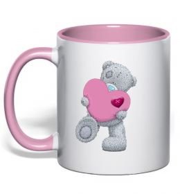 Чашка з кольоровою ручкою Ведмедик Teddy Чашка з кольоровою ручкою Ведмедик Teddy