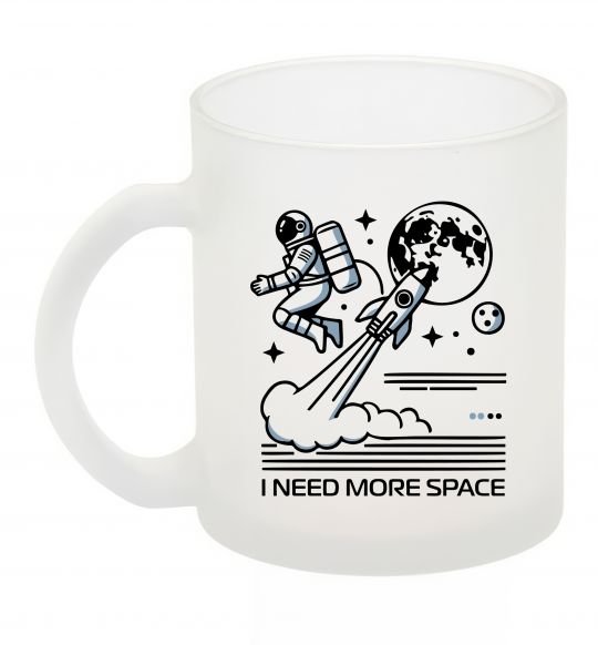 Чашка скляна I need more space Фроузен фото