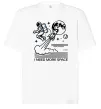 Футболка Оверсайз I need more space Білий фото