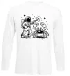 Лонгслив Космонавт з крабом Белый фото