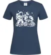 Жіноча футболка Космонавт з крабом Темно-синій фото