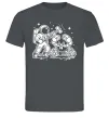 Мужская футболка Космонавт з крабом Графит фото