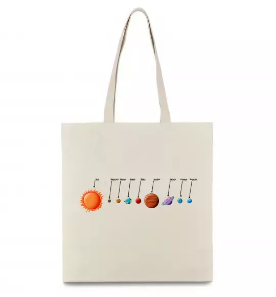 Эко-сумка Планети Бежевый фото