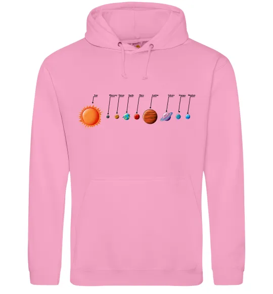 Мужская толстовка (худи) Планети Розовый фото