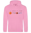Женская толстовка (худи) Планети Розовый фото