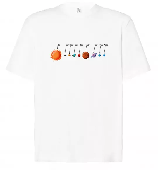 Футболка Оверсайз Планети Белый фото