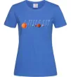 Женская футболка Планети Ярко-синий Женская футболка Планети Ярко-синий фото