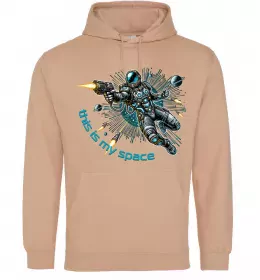 Женская толстовка (худи) I need more space Белый фото