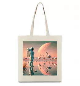 Еко-сумка I need more space Бежевий фото